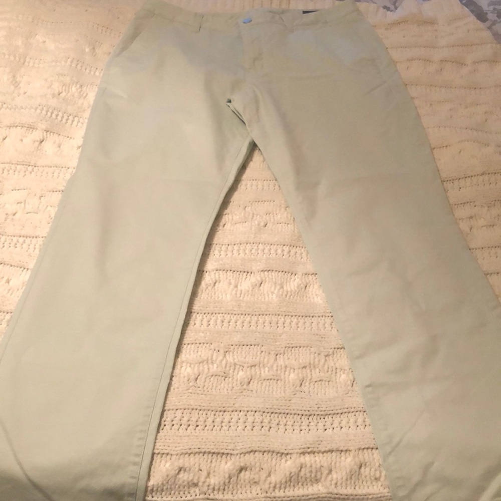 Bonobos straight fit pants light green 36x32